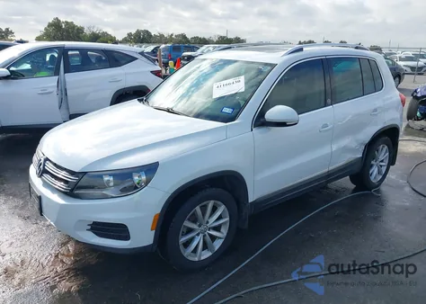 2017 Volkswagen Tiguan 2.0T Wolfsburg Edition from USA, damaged, VIN WVGRV7AX6HK006975